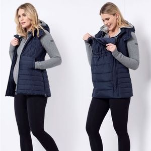 Seraphine Navy 3-in-1 Maternity Vest NWOT